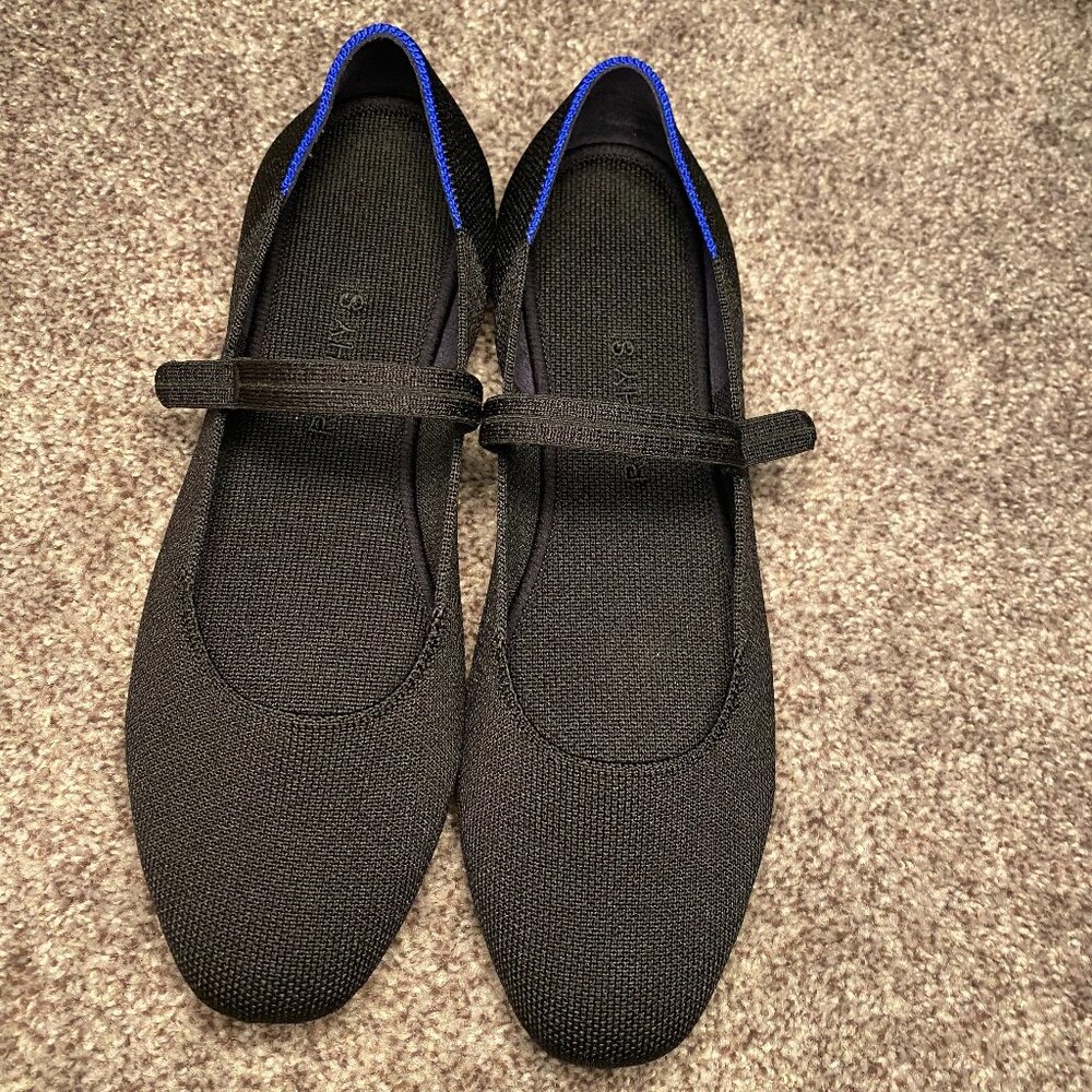 Rothy's The Square Mary Jane--Black--10.5